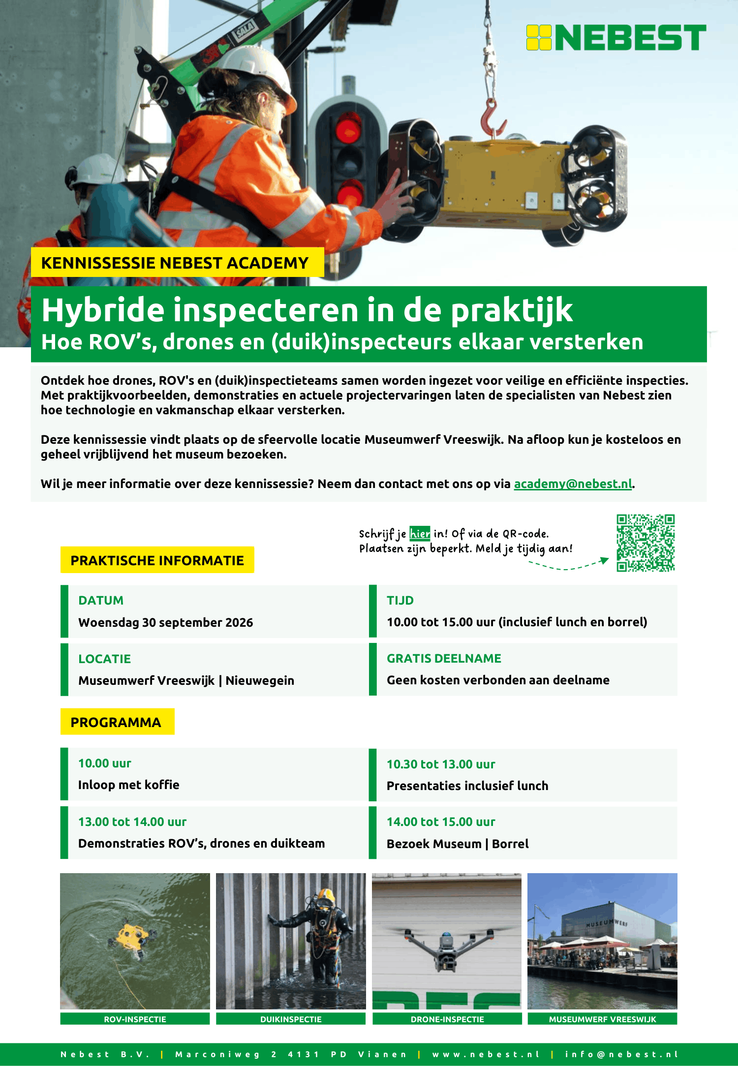 Uitnodiging Nebest kennissessies ROV